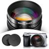 Meike 50mm F0.95 Large Aperture Wide Angle Lens Manual Focus Lens Compatible with Panasonic Lumix Olypums M43 Mount Mirrorless Cameras GH4 GH5 GH6 view 1