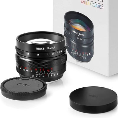 Meike 50mm f0.95 Large Aperture Manual Focus Lens Compatible with Nikon Z Mount Cameras Z50, Z5, Z6, Z7 Under APS-C Mode