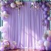 30ft x 10ft Wrinkle Free Lavender Backdrop Curtains for Parties, Light Purple Photo Backdrop Drapes 6 Panels for Wedding Girls Birthday Photography Party Background Baby Shower view 4