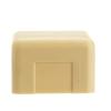 Cable Central LLC (5 Pack) 1.25 inch Surface Mount Cable Raceway, Ivory, End Cap view 2