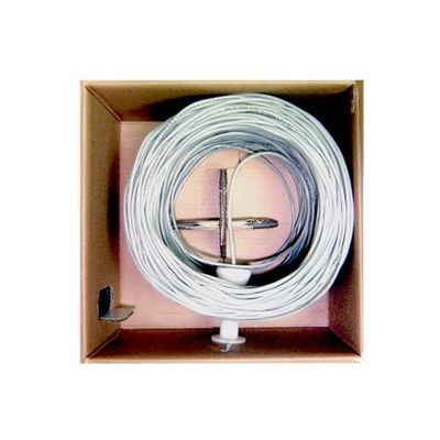 Cable Central LLC (5 Pack) Security/Alarm Wire, White, 18/2 (18AWG 2 Conductor), Stranded, CMR/Inwall Rated, Pullbox, 500 Feet