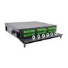 Cable Central LLC (5 Pack) 2U Fiber Optic Patch Panel, Capacity 6 LGX Adapter Plates/Cassettes/Modules, Unloaded, Lexan Front Door, Black Powder Coat