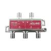 Cable Central LLC 4 Way Coaxial Cable Splitter (5 Pack) Bi-Directional Coax 5-2150MHz, Nickel Plated Cable Splitter Internet, TV Splitter, Satellite, Amplifier, Antenna, Analog & Digital Connections view 1