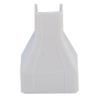 Cable Central LLC (5 Pack) 3/4 to 1.25 inch Surface Mount Cable Raceway, Ivory, Reducer view 1