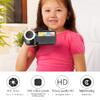 Digital Camcorder for Kids  16X Digitals Zoom HD Video Camera with 2" TFT LCD Screen, Portable Video Recorder for Children, Birthday Gift, Digital Video Camera for Beginners (Black) view 2