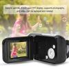 Digital Camcorder for Kids  16X Digitals Zoom HD Video Camera with 2" TFT LCD Screen, Portable Video Recorder for Children, Birthday Gift, Digital Video Camera for Beginners (Black) view 4