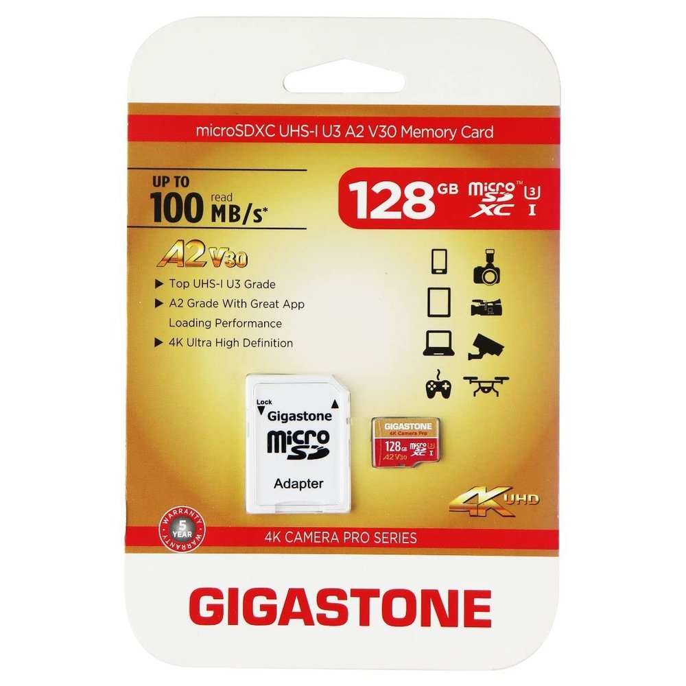 Gigastone SD Memory Card 128GB
