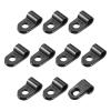 Rebower R-type Cable Clips Wire Management Clamp, [for Keeping Wire Neat ] - Nylon / 0.2-inch/Black / 30 Pcs view 1