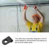 Rebower R-type Cable Clips Wire Management Clamp, [for Keeping Wire Neat ] - Nylon / 0.12-inch/Black / 30 Pcs view 3