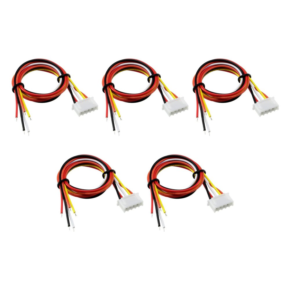 Rebower 5Pcs 4S Female-XH 5Pins Balance Extention Lead Wire for Lipo 26AWG