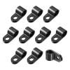 Rebower R-type Cable Clips Wire Management Clamp, [for Keeping Wire Neat ] - Nylon / 0.31-inch/Black / 30 Pcs view 1