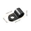 Rebower R-type Cable Clips Wire Management Clamp, [for Keeping Wire Neat ] - Nylon / 0.31-inch/Black / 30 Pcs view 2