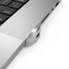 Compulocks - ACCS MacBook AIR 2022 M2 T-Slot Ledge Lock Adapter Silver view 1