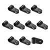 Rebower R-type Cable Clips Wire Management Clamps, [for Keeping Wire Neat ] - Nylon / 0.25-inch/Black / 20 Pcs view 1