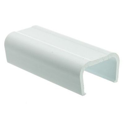 Cable Central LLC (5 Pack) 3/4 inch Surface Mount Cable Raceway, White, Joint Cover