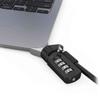 Compulocks Ledge Lock Adapter for MacBook Air 13" M2-M4 with Combination Lock Silver Security MacBook Locking Accessories T-Bar Cable Locks Protection view 2