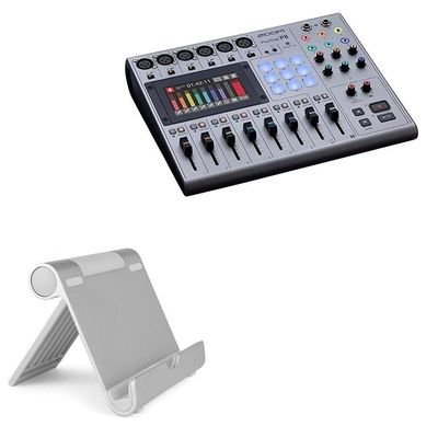 BoxWave Stand and Mount Compatible with Zoom PodTrack P8 - VersaView Aluminum Stand, Portable, Multi Angle Viewing Sturdy