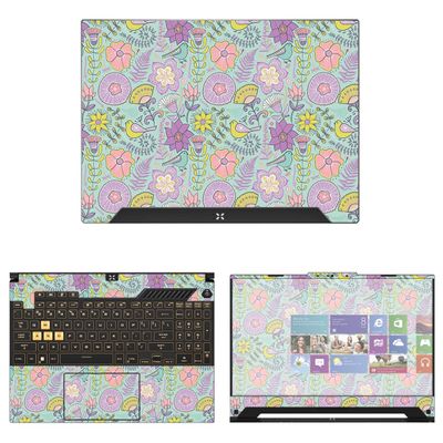 Decalrus - Protective Decal Sticker for The Asus TUF Gaming F15 FX507 (15.6" Screen) case Cover wrap AStuf_FX507-206
