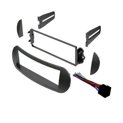 Single DIN Car Stereo Dash Kit Installation for Select 1998 1999 2000 2001 2002 2003 2004 2005 2006 2007 2008 2009 2010 Volkswagen Beetle (Dash Kit + Harness)