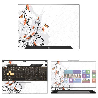 Decalrus - Protective Decal Sticker for The Asus TUF Gaming F15 FX507 (15.6" Screen) case Cover wrap AStuf_FX507-184