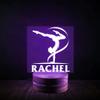 Athlete's Gift Shop Personalized Gymnastics Night Light view 1