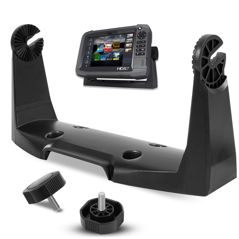 Bzumperyz 000-11019-001 Upgrade Gimbal Bracket Mounting Bracket with Knobs for Lowrance HDS-7 Touchscreen Models HDS Gen3, HDS Gen2 Touch, Elite and Hook 7