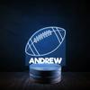 Athlete's Gift Shop Personalized Football Night Light view 1