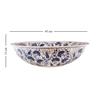 Blue Bathroom Vessel Basin, Round Sinks, Ceramic Bathroom Washbasins, Countertop Art Basin, Lavatory Basin, Remodel Washbasin, Waschbecken view 2