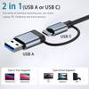 USB Hub 3.0 with 7 Ports, VIENON Aluminium USB C to USB 3.0 Hub for MacBook, Mac Pro/Mini, iMac, Ps4, PS5, Surface Pro,Flash Drive, Samsung view 4