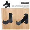 Cabilock 2pcs Acrylic Wall Mounted Yoga Mat Holder for Gym Storage view 3