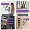 Cabilock 2pcs Acrylic Wall Mounted Yoga Mat Holder for Gym Storage view 4