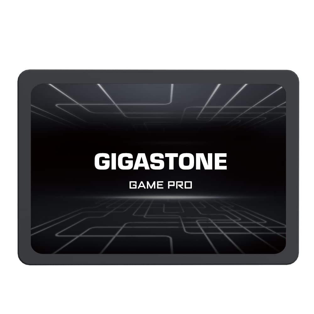 Gigastone SATA SSD 128GB 2.5 inch SSD 500MB/s Upgrade Laptop PC Memory and Storage PS4 HDD Replacement 2.5" Internal Solid State Hard Drives SATA III SLC Cache 3D NAND Game Pro Performance