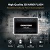 Gigastone SATA SSD 128GB 2.5 inch SSD 500MB/s Upgrade Laptop PC Memory and Storage PS4 HDD Replacement 2.5" Internal Solid State Hard Drives SATA III SLC Cache 3D NAND Game Pro Performance view 3