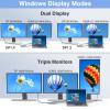 USB C Docking Station Dual Monitor Type C to HDMI Adapter Hub Compatible for Dell,HP,Lenovo Thinkpad,etc view 4