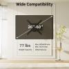 TV Wall Mount for Most 26-60 inch Flat/Curved TVs up to 77lbs, Full Motion Wall Mount TV Braket with Articulating arm Swivel Tilt Extension, Single Stud Corner TV Monitor Mount Max VESA 400x400mm view 2