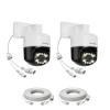 ZOSI 2Pack C296 5MP 3K PoE PT Add-On Camera Outdoor, AI Face Human Vehicle Detection & Siren Alarm, Starlight Night Vision, Auto Track, Floodlights, 5X Digital Zoom, Pan/Tilt, Only Work with ZOSI NVR view 1