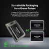 Gigastone SATA SSD 256GB (2-Pack) 2.5 inch SSD 520MB/s Upgrade Laptop PC Memory and Storage PS4 HDD Replacement 2.5" Internal Solid State Hard Drives SATA III SLC Cache 3D NAND Game Pro Performance view 2