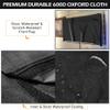 HOMEYA Outdoor TV Cover 39-40 Inch With Clear Scratch Resistant Front Flap, Bottom Cover, 600D Weatherproof & Waterproof Screen Protector, Fits Most Mounts Stands With Remote Controller Pocket view 3