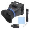 Camera Viewfinder, ST1 3X Amplification Camera Screen Viewfinder for Camera Camcorder with 3in / 3.2in Screen SLR Viewfinder, Black, 3x Amplification Factor view 1