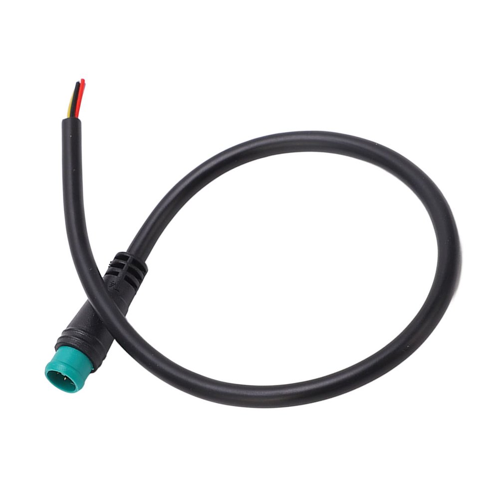VGEBY Electric Connecting Cable,AC 200V 5 Male E Instrument Extension Cord 0.8 Feet IP65 for E Scooters AC 200V