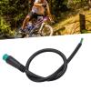 VGEBY Electric Connecting Cable,AC 200V 5 Male E Instrument Extension Cord 0.8 Feet IP65 for E Scooters AC 200V view 2