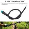 VGEBY Electric Connecting Cable,AC 200V 5 Male E Instrument Extension Cord 0.8 Feet IP65 for E Scooters AC 200V view 4
