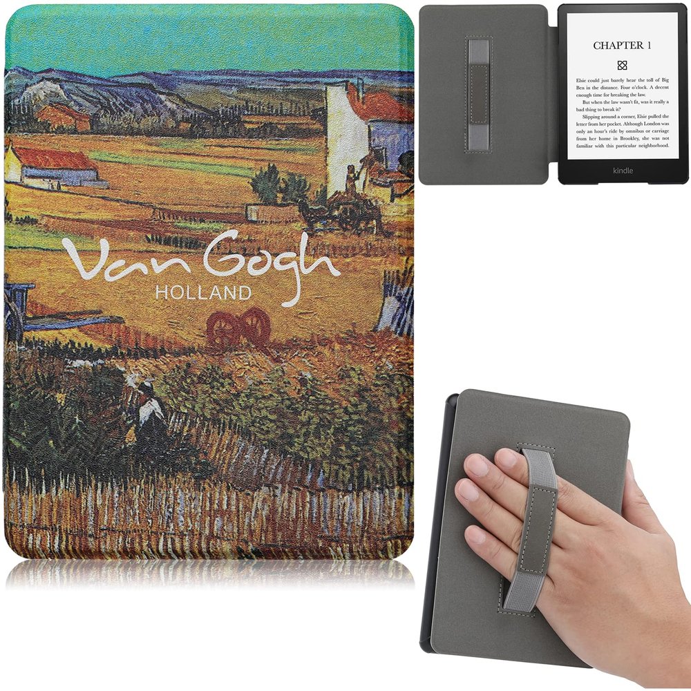 Artyond Case for Kindle Paperwhite 2021, Lightweight Hand Strap Cover with Auto Sleep/Wake Case for 6.8" Kindle Paperwhite 11th Generation 2021 and Kindle Paperwhite Signature Edition, Field