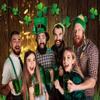 INRUI St.Patrick's Day Photography Backdrop Wooden Texture Lucky Irish Shamrock Festival Party Decorations Banner (8x6FT) view 2