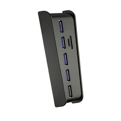 MOOKEENONE Plug and Play 6 Ports Extend USB Hub Adapter High Speed Splitter for PS5