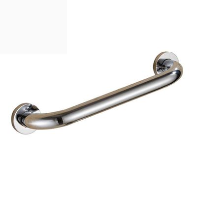 VIIPOOToilet Handle | Copper Handrails | Matte Support Toilet Aid | Provide Mounting Screws, Brushed Round Base, Elderly Pregnant Women,Black-20 inches/50 cm/337 (Color : Silver, Size : 16 inches/40