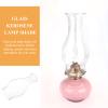 SOLUSTRE Oil Lamp Chimney Clear Glass Oil Lamp Chimney Vintage Small Globes Replacement Kerosene Lamp Shade for Vintage Kerosene Lamps view 3