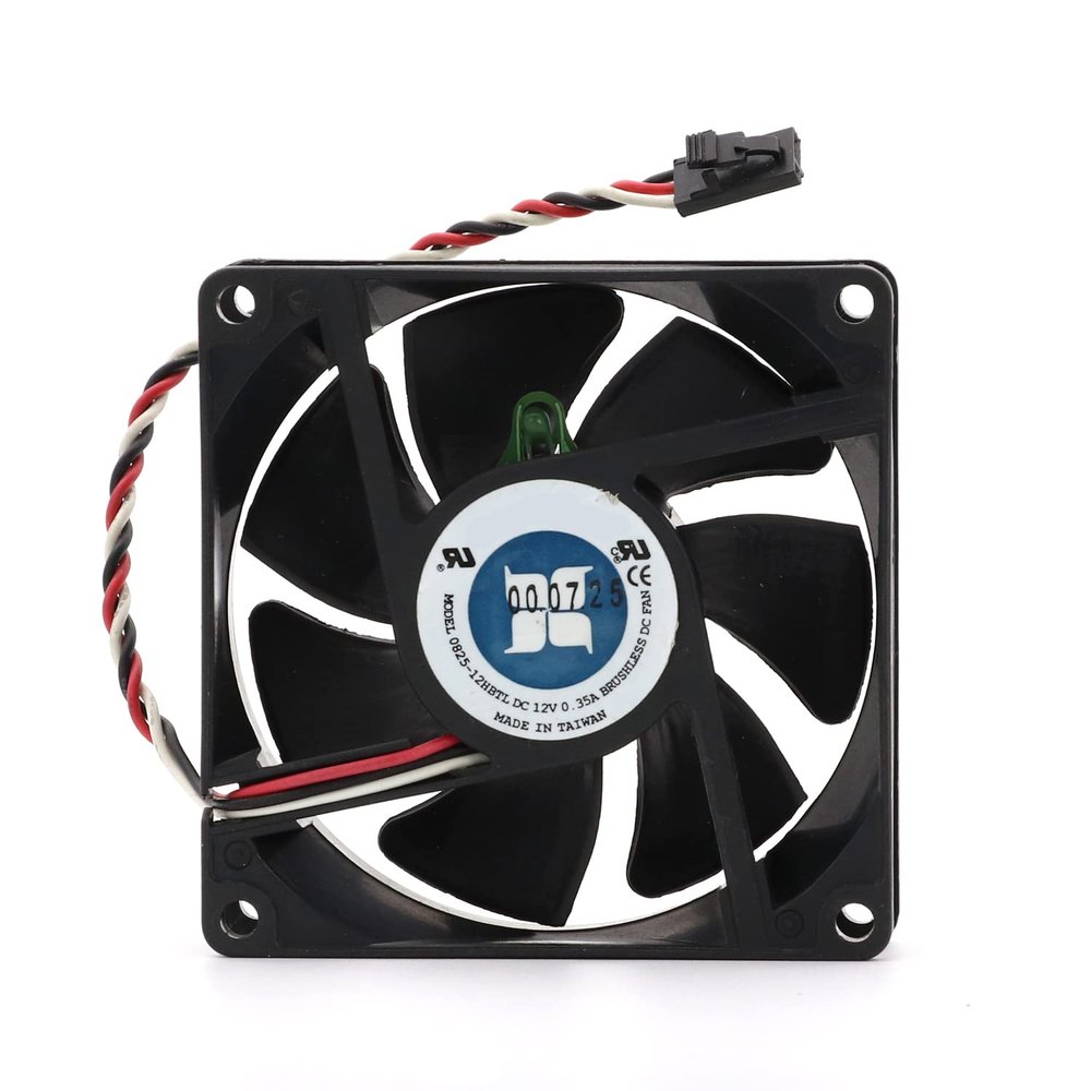 0825-12HBTL 80 * 25mm 8CM 12V 0.35A 3 Wires 3 Pins Case Server CPU Cooler Fan