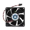 0825-12HBTL 80 * 25mm 8CM 12V 0.35A 3 Wires 3 Pins Case Server CPU Cooler Fan view 1