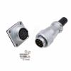 HangTon WS16 10 Pin Industrial Aviation Circular Power Connector Male Cable Plug + Female Panel Socket Heavy Duty Metal Corrosion Resistance 5A 500V 18awg view 1